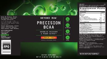 GNC Beyond Raw Precision BCAA Peach Tea - supplement