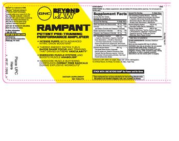 GNC Beyond Raw Rampant - supplement