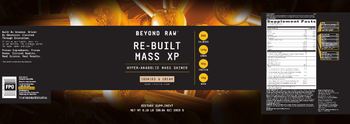 GNC Beyond Raw Re-Built Mass XP Cookies & Cream - supplement