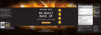GNC Beyond Raw Re-Built Mass XP Peanut Butter - supplement