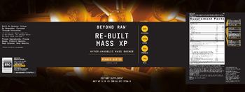GNC Beyond Raw Re-Built Mass XP Peanut Butter - supplement