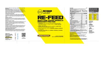 GNC Beyond Raw Re-Feed Double Chocolate - supplement