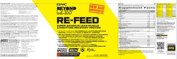 GNC Beyond Raw Re-Feed Extreme Chocolate - supplement