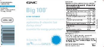 GNC Big 100 - supplement