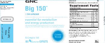 GNC Big 150 - supplement
