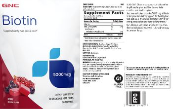 GNC Biotin 5000 mcg Berry - supplement