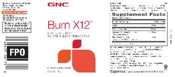 GNC Burn X12 - supplement