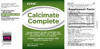GNC Calcimate Complete - supplement