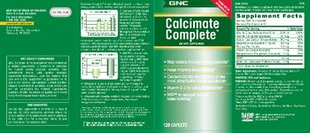 GNC Calcimate Complete - supplement