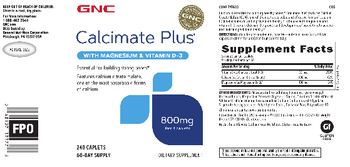 GNC Calcimate Plus - supplement
