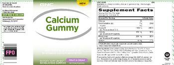GNC Calcium Gummy Fruit & Cream - supplement