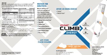 GNC Climb Energy Crisp Melon - supplement