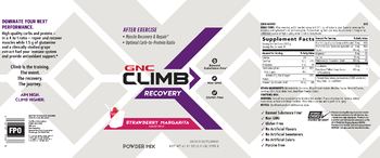GNC Climb Recovery Strawberry Margarita - supplement