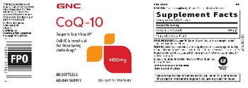 GNC CoQ-10 400 mg - supplement