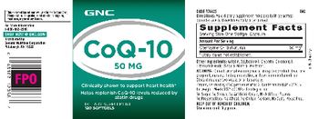 GNC CoQ-10 50 mg - supplement