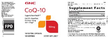GNC CoQ-10 50 mg - supplement