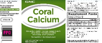 GNC Coral Calcium - supplement