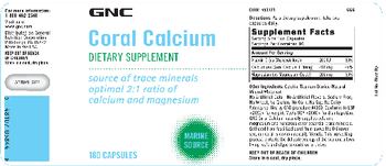 GNC Coral Calcium - supplement