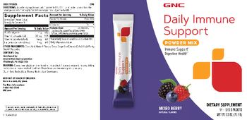 GNC Daily Immune Support Powder Mix Mixed Berry - supplement