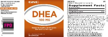GNC DHEA 100 mg - supplement