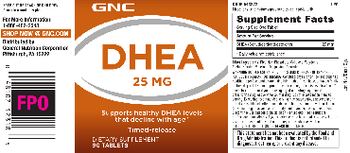 GNC DHEA 25 mg - supplement