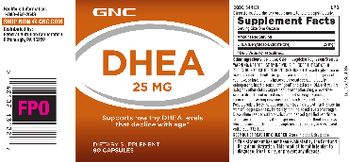 GNC DHEA 25 mg - supplement