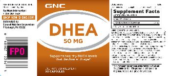GNC DHEA 50 mg - supplement