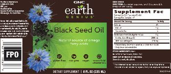 GNC Earth Genius Black Seed Oil - supplement
