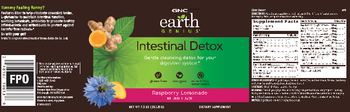 GNC Earth Genius Intestinal Detox Raspberry Lemonade - supplement