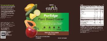 GNC Earth Genius PurEdge Plant-Based Gainer Natural Chocolate - supplement