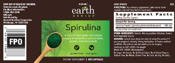 GNC Earth Genius Spirulina - supplement