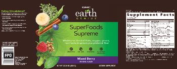 GNC Earth Genius SuperFoods Supreme Mixed Berry - supplement