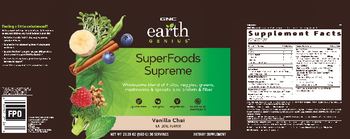GNC Earth Genius SuperFoods Supreme Vanilla Chai - supplement