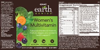 GNC Earth Genius Women's Multivitamin - supplement