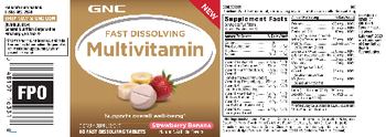GNC Fast Dissolving Multivitamin Strawberry Banana - supplement
