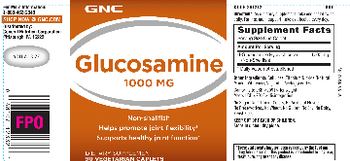 GNC Glucosamine 1000 mg - supplement