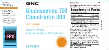 GNC Glucosamine 750  Chondroitin 600 - supplement