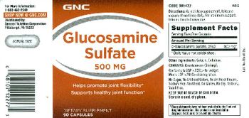 GNC Glucosamine Sulfate 500 mg - supplement