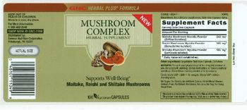 GNC Herbal Plus Formula Mushroom Complex - herbal supplement