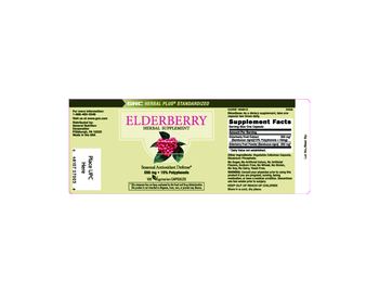 GNC Herbal Plus Standardized Eldelberry - herbal supplement