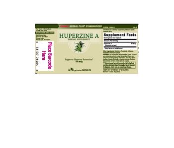 GNC Herbal Plus Standardized Huperzine A - herbal supplement