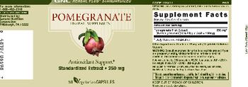 GNC Herbal Plus Standardized Pomegranate - 