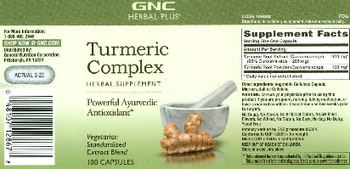GNC Herbal Plus Turmeric Complex - herbal supplement
