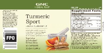 GNC Herbal Plus Turmeric Sport - supplement