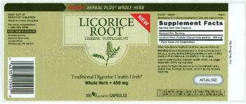 GNC Herbal Plus Whole Herb Licorice Root - herbal supplement