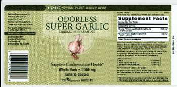 GNC Herbal Plus Whole Herb Odorless Super Garlic - herbal supplement
