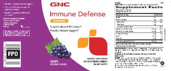 GNC Immune Defense Gummies Grape - supplement