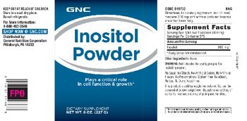 GNC Inositol Powder - supplement