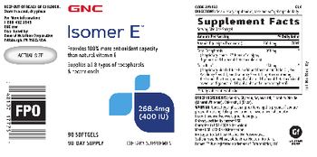 GNC Isomer E 268.4 mg (400 IU) - supplement
