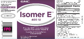 GNC Isomer E 400 IU - supplement
